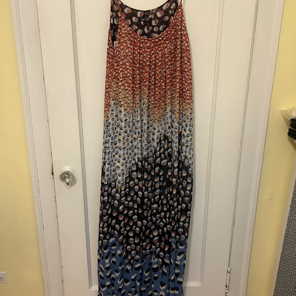 NIC+ZOE Gradient Dot Maxi Skirt